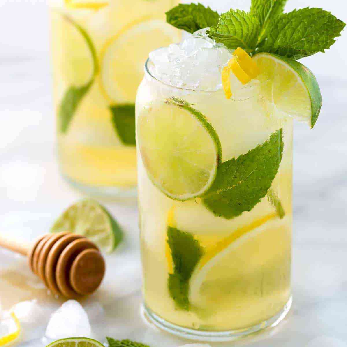 Gin Green Tea Cocktail