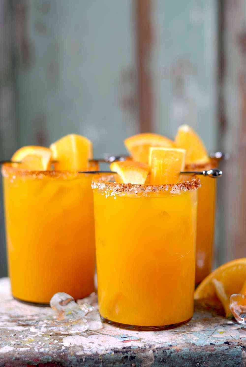 Orange Haldi (turmeric) Tequila Margarita