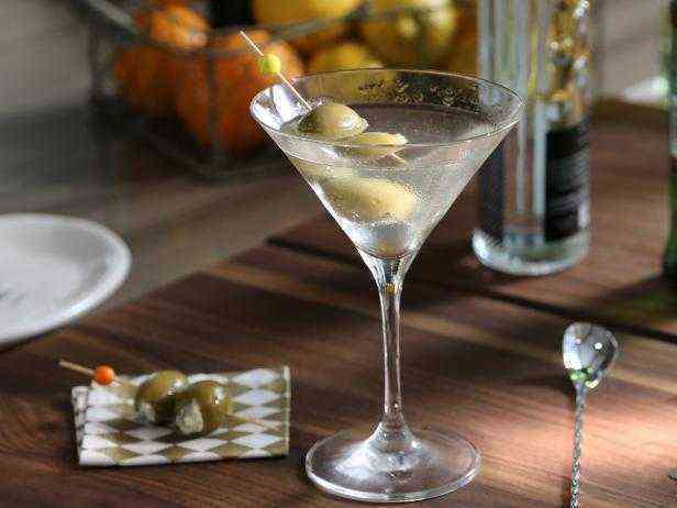 Dirty Olive Martini