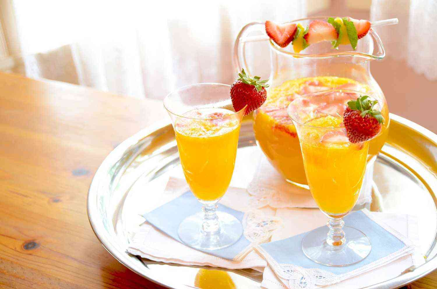 Strawberry Mango Mimosa