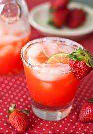 Strawberry Ginger Tequila Margarita