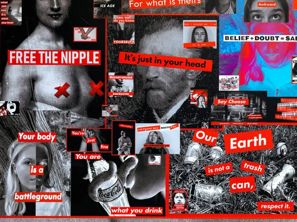 The feminist rallying cry emerged from the art of Barbara Kruger.